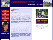 Tablet Screenshot of janetmacleodtrotter.com